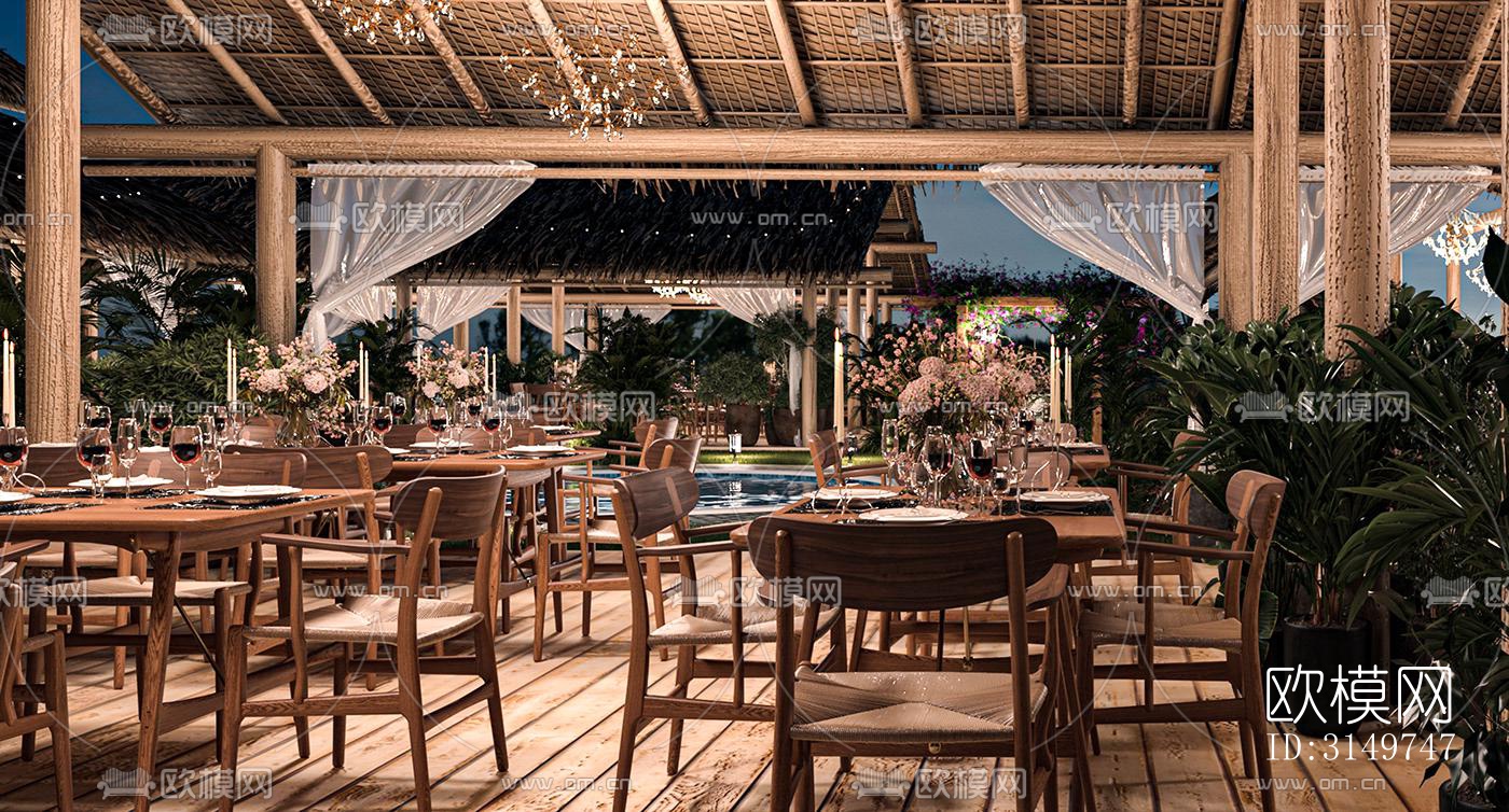 东南亚咖啡奶茶效果图下载（渲染图9）