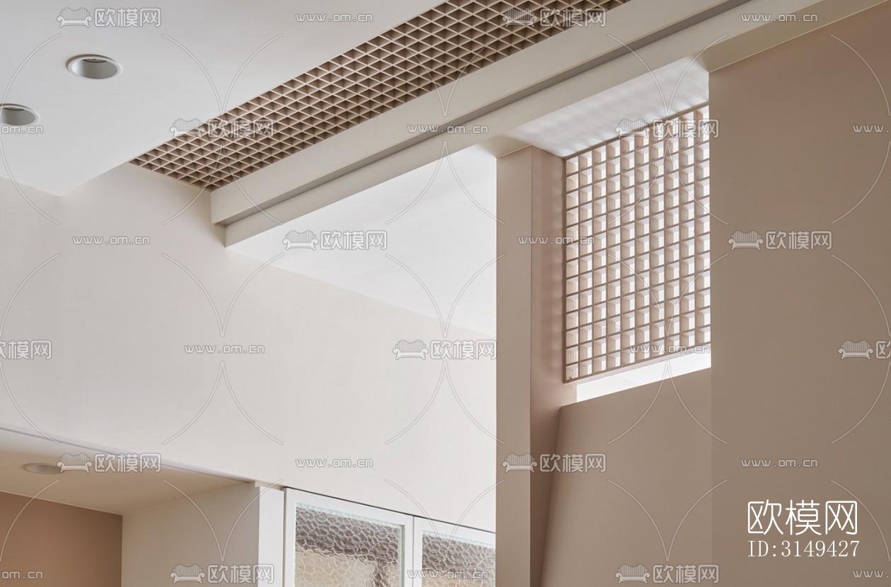 现代平层效果图下载（渲染图4）