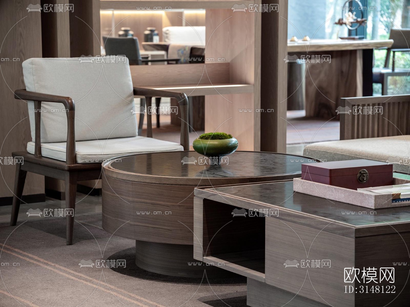 现代酒店民宿效果图下载（渲染图1）