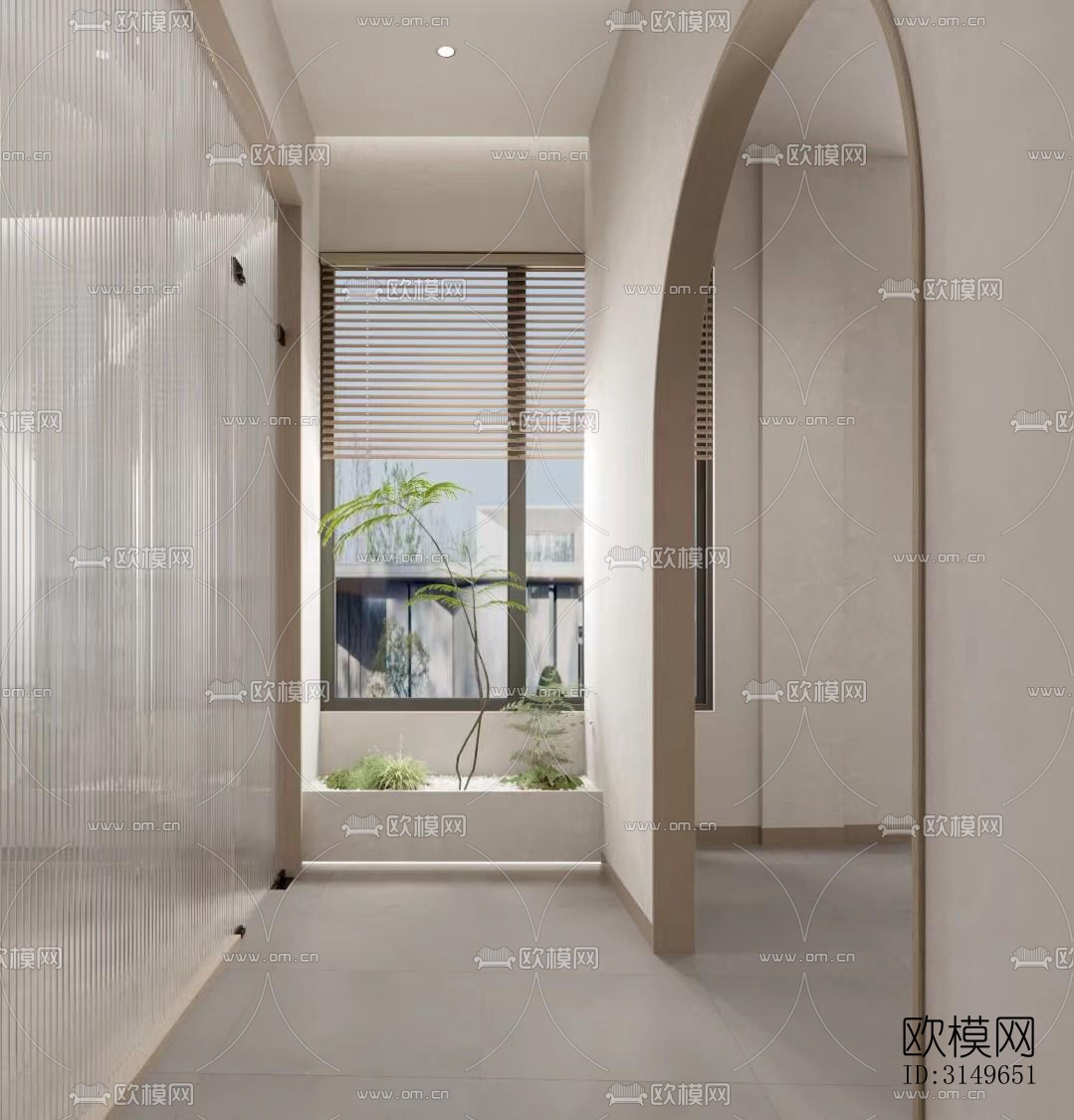 侘寂健身房效果图下载（渲染图5）