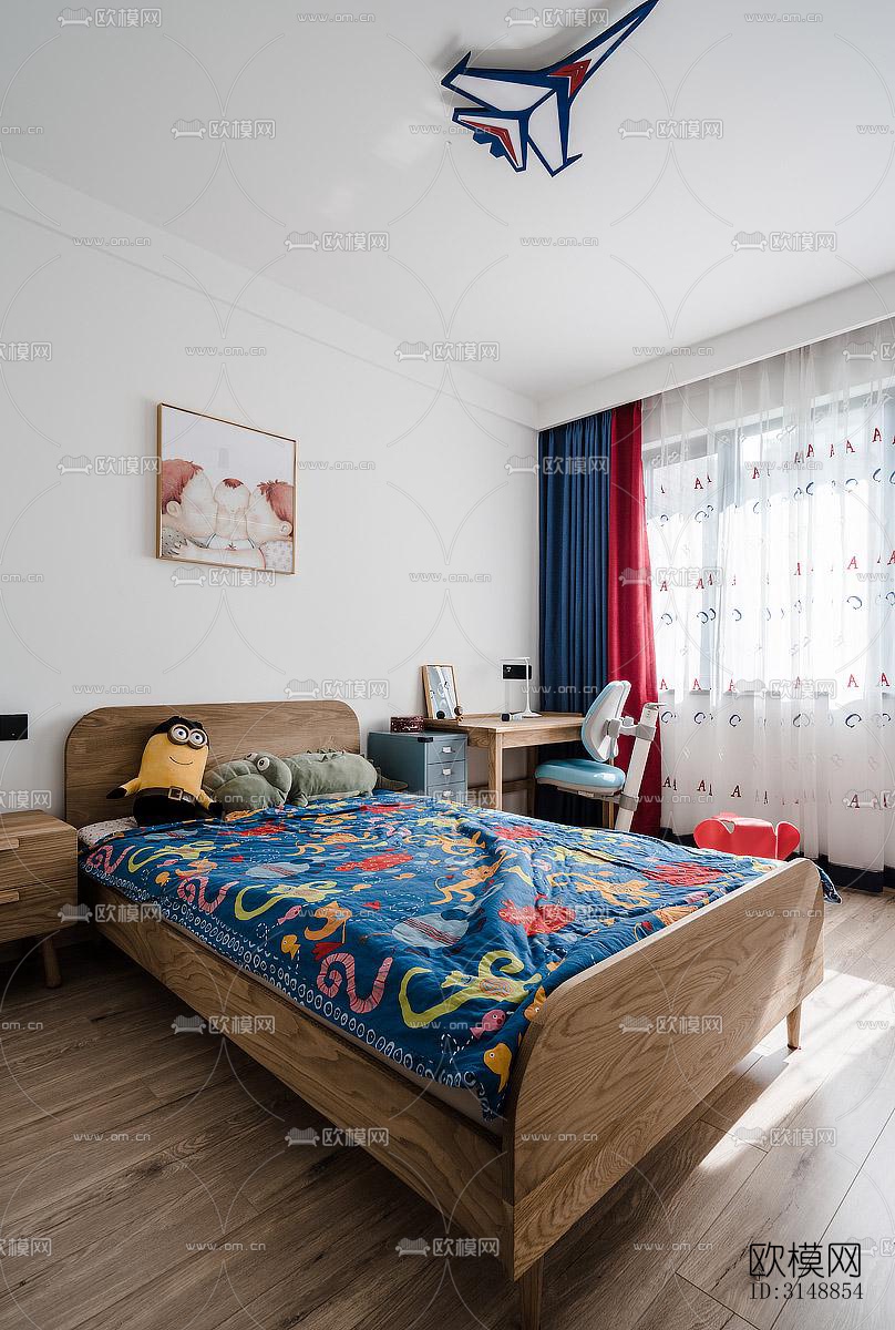 北欧平层效果图下载（渲染图17）