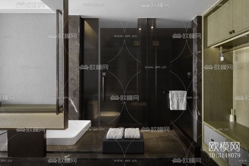 现代酒店民宿效果图下载(渲染图12)