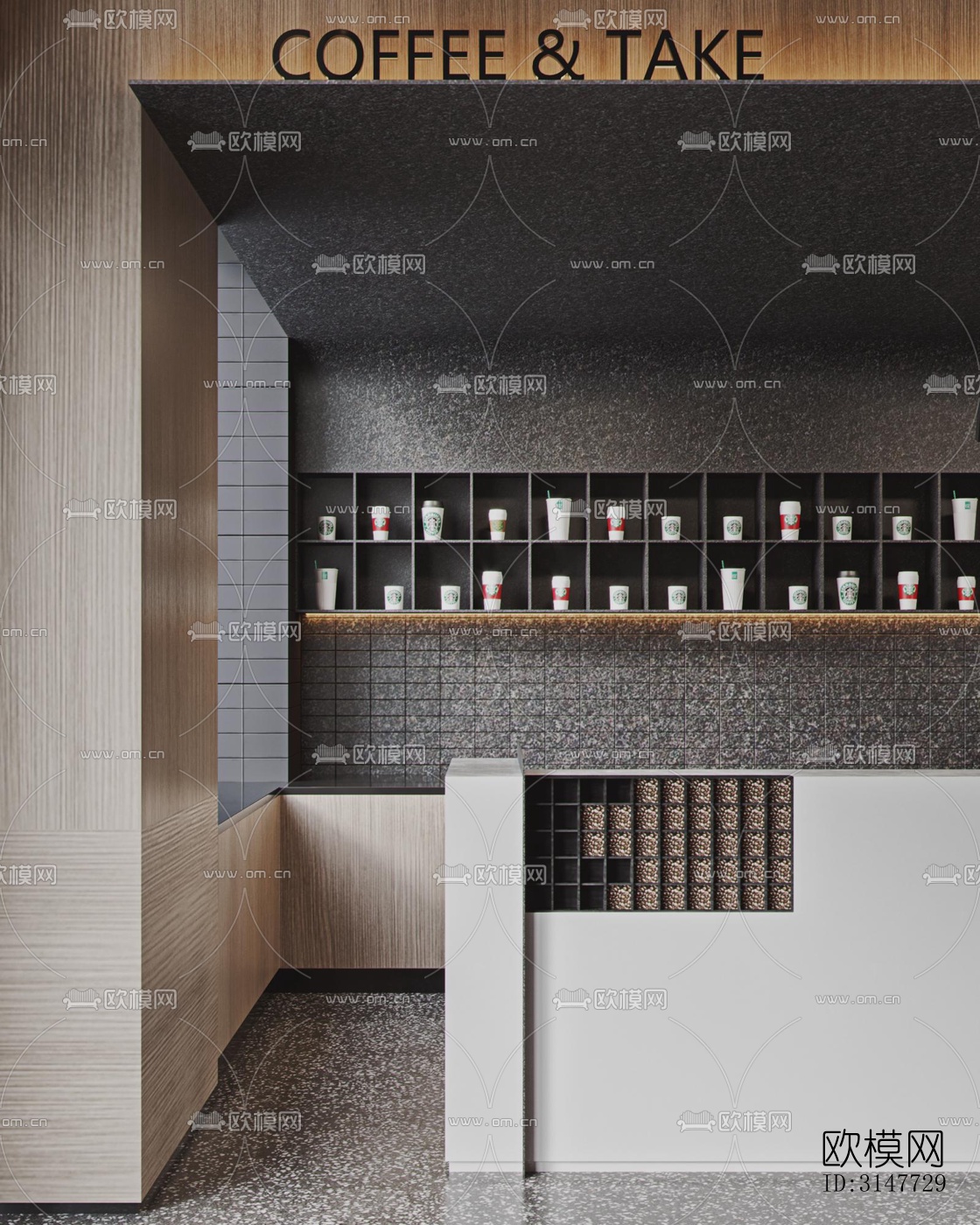 现代图书馆效果图下载（渲染图5）