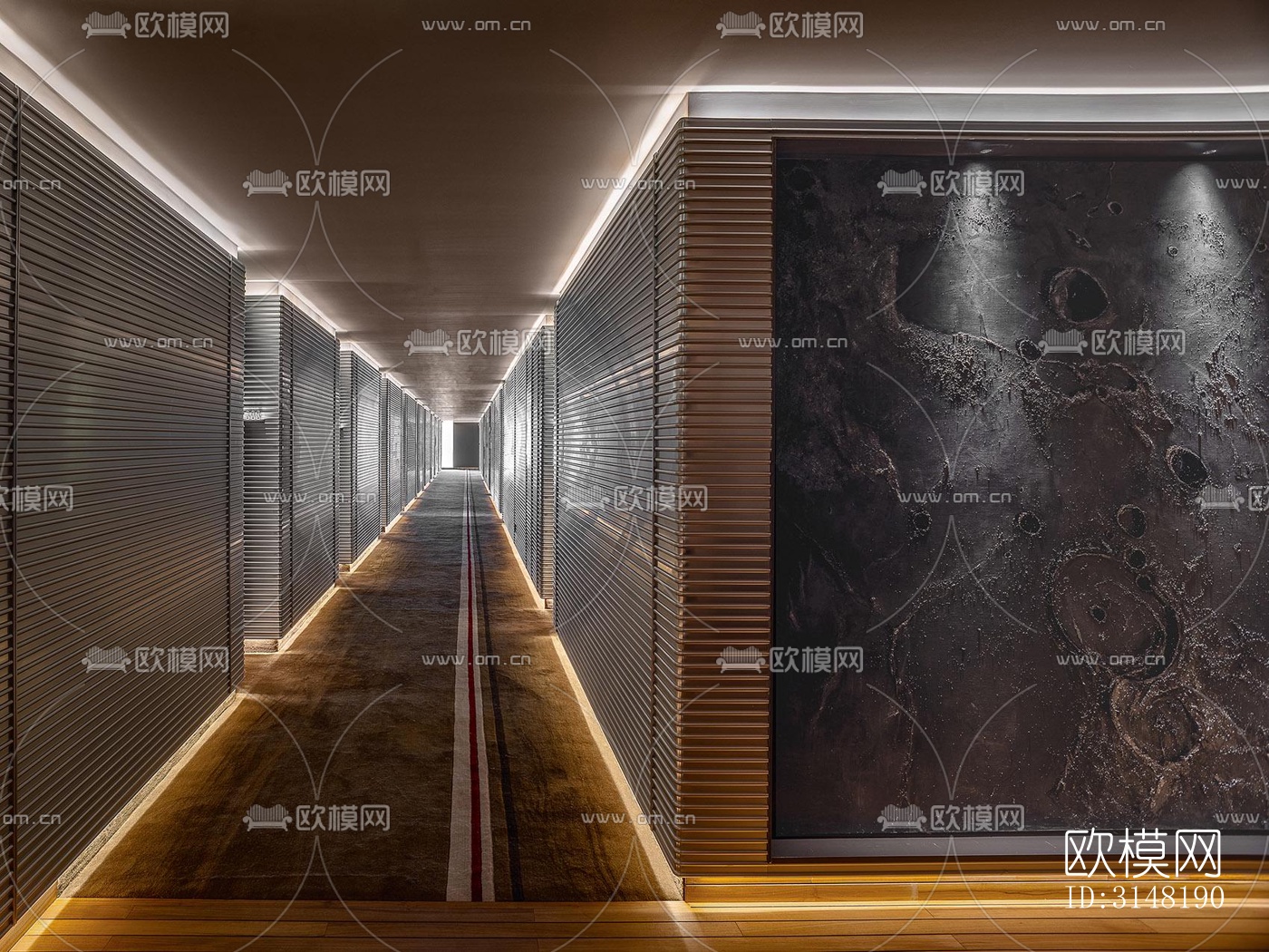 现代酒店民宿效果图下载（渲染图10）