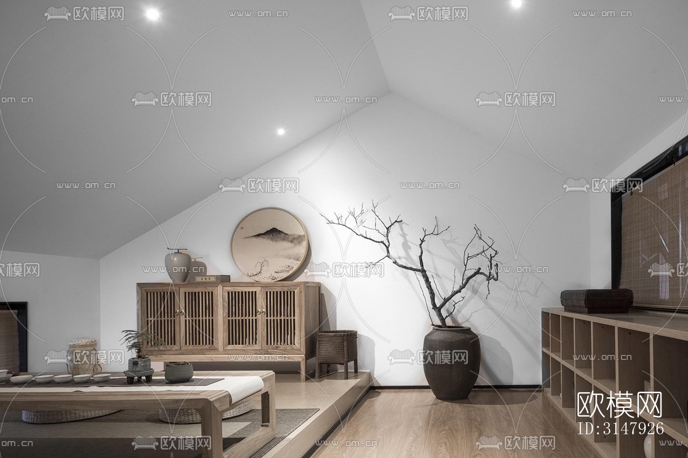 侘寂酒店民宿效果图下载（渲染图5）