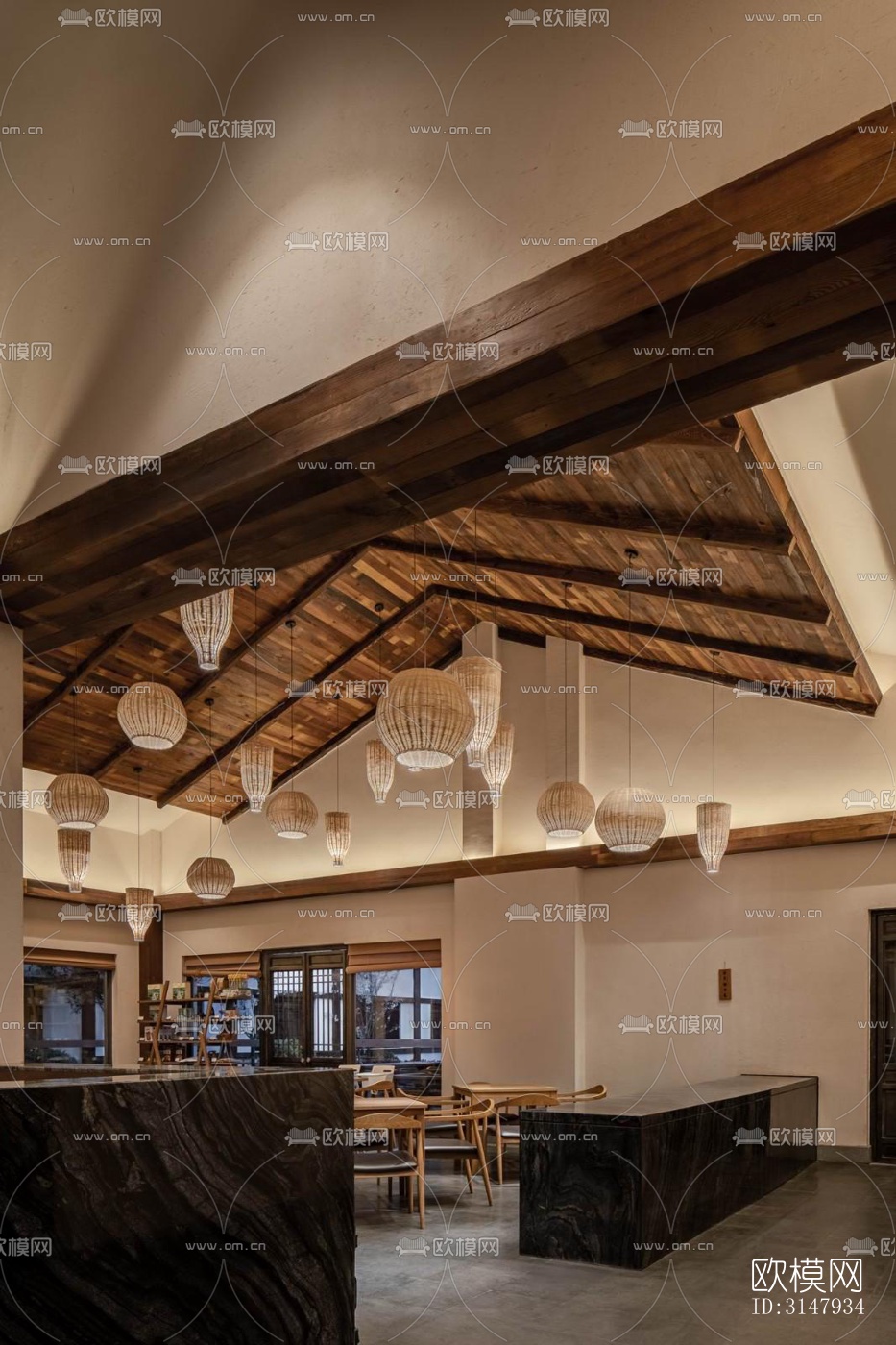 侘寂酒店民宿效果图下载（渲染图17）