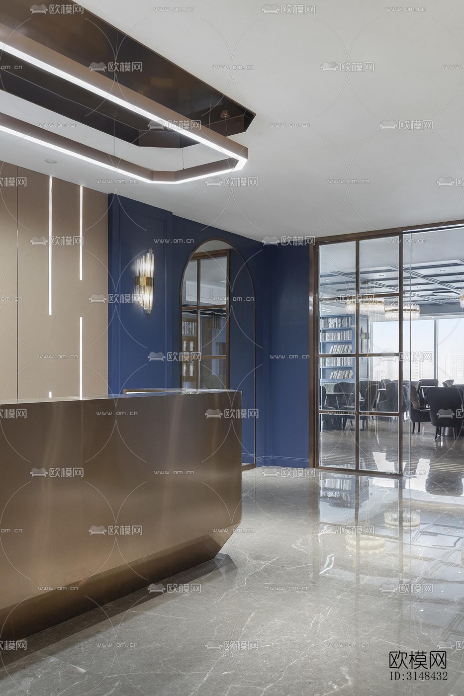 欧式养生会所效果图下载（渲染图18）