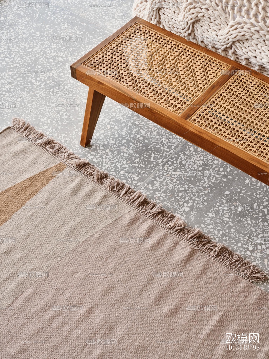 侘寂平层效果图下载（渲染图12）