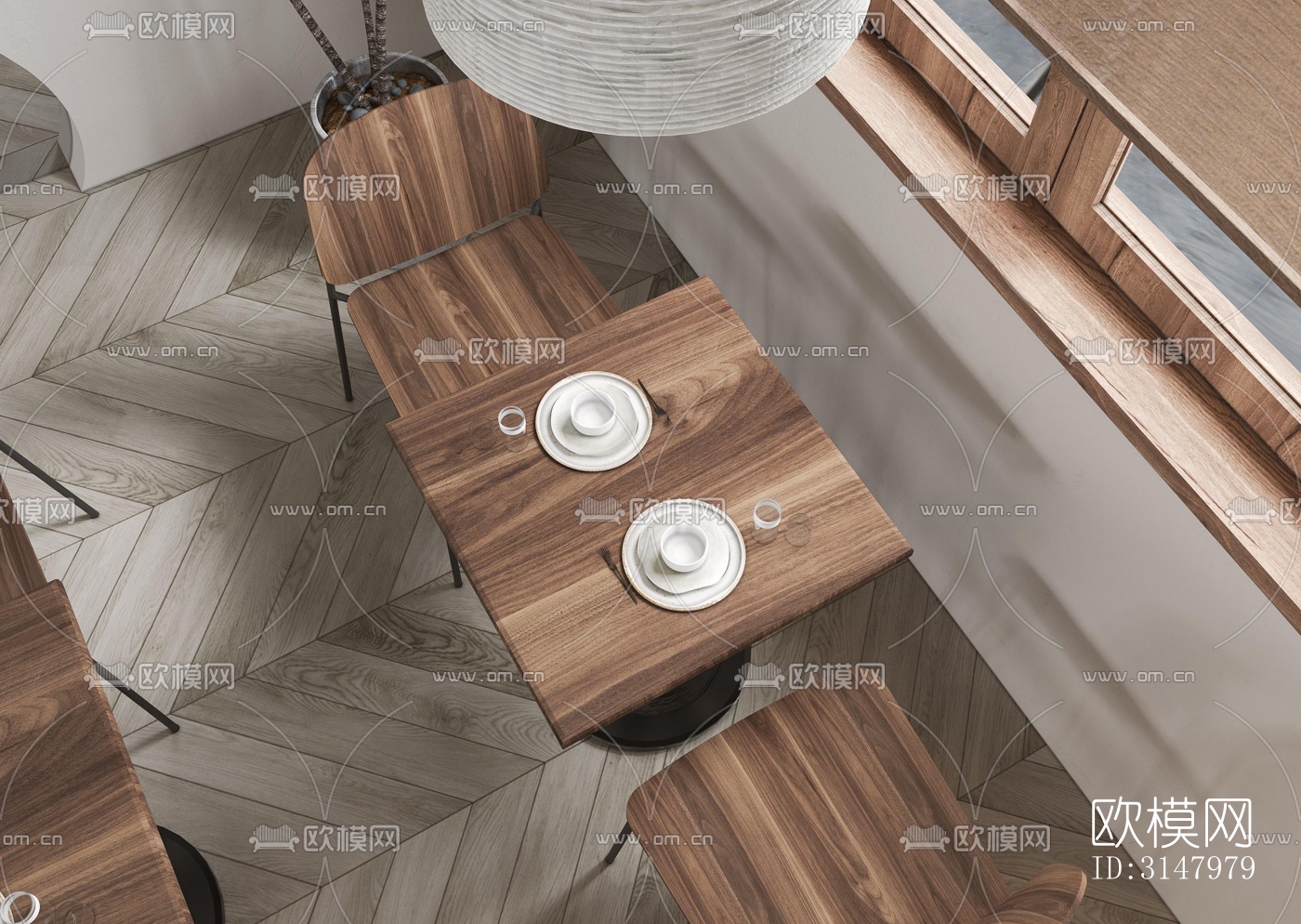 侘寂酒店民宿效果图下载（渲染图6）