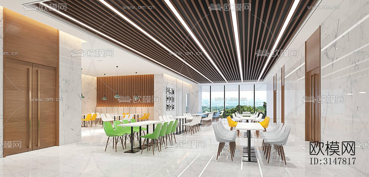 现代售楼处效果图下载（渲染图9）