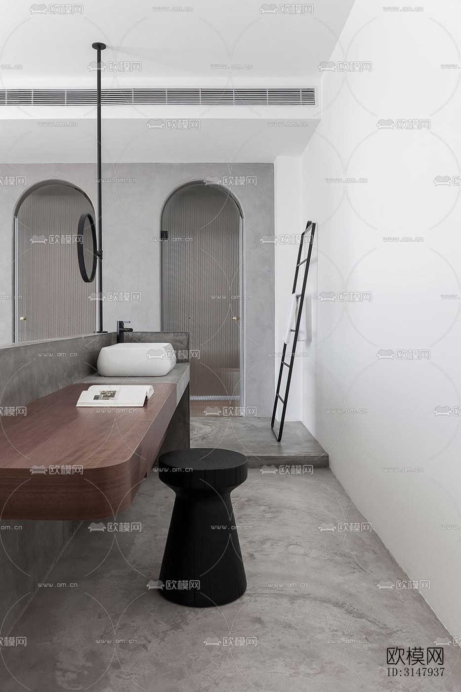 侘寂酒店民宿效果图下载（渲染图9）