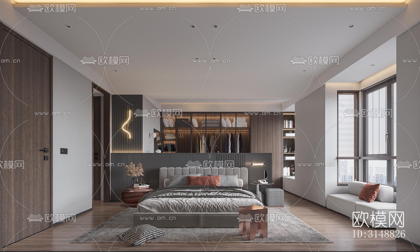 北欧平层效果图下载（渲染图6）