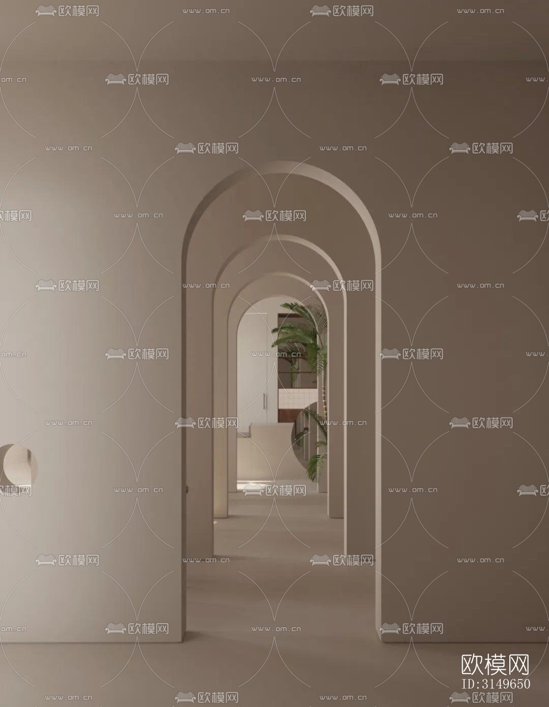 侘寂健身房效果图下载（渲染图11）