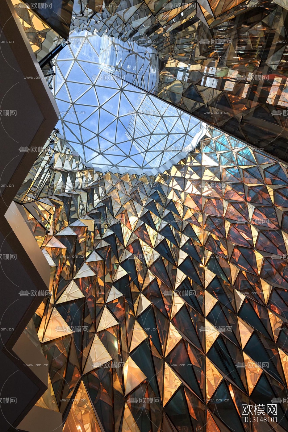 现代酒店民宿效果图下载（渲染图1）