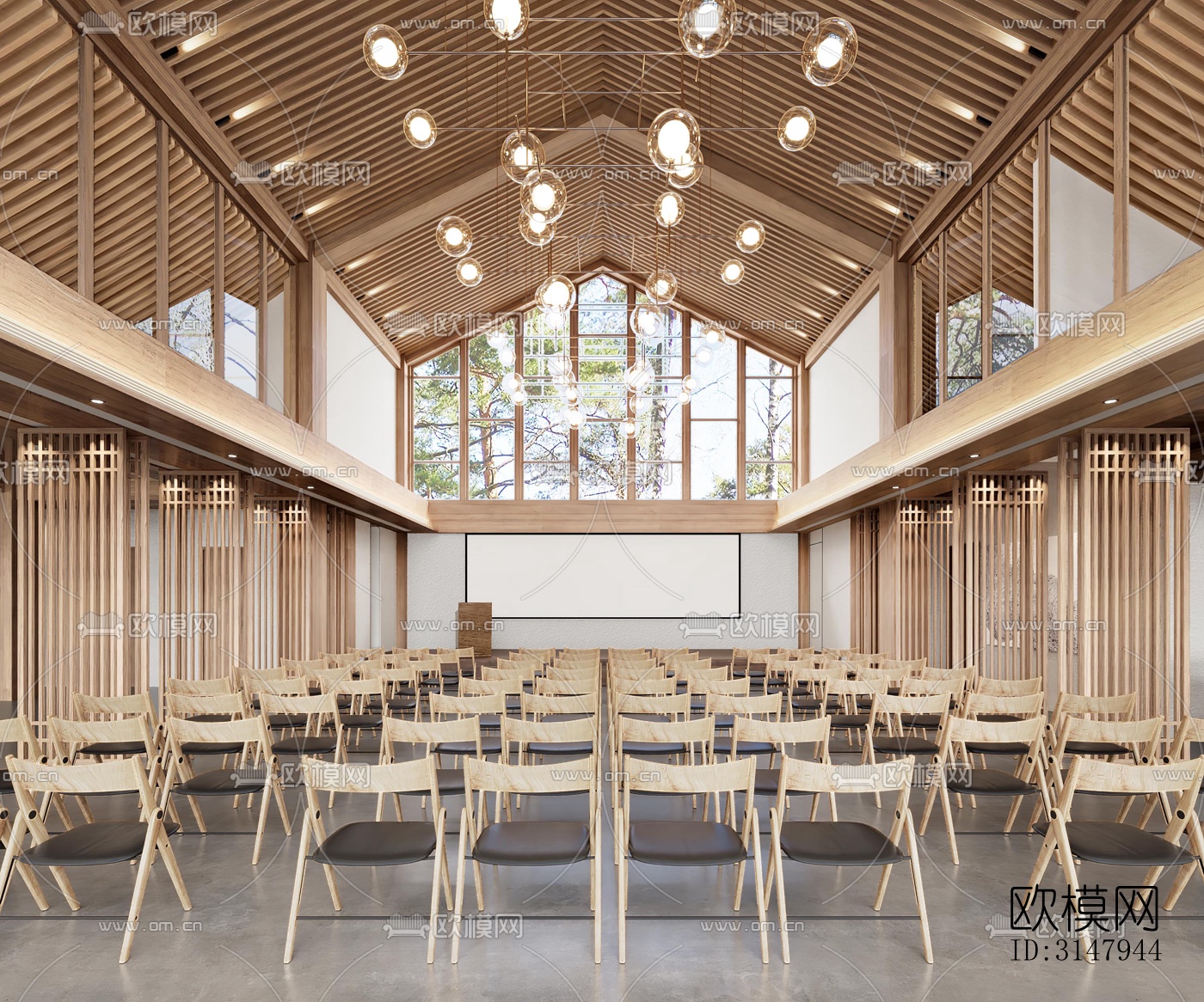 侘寂酒店民宿效果图下载（渲染图1）