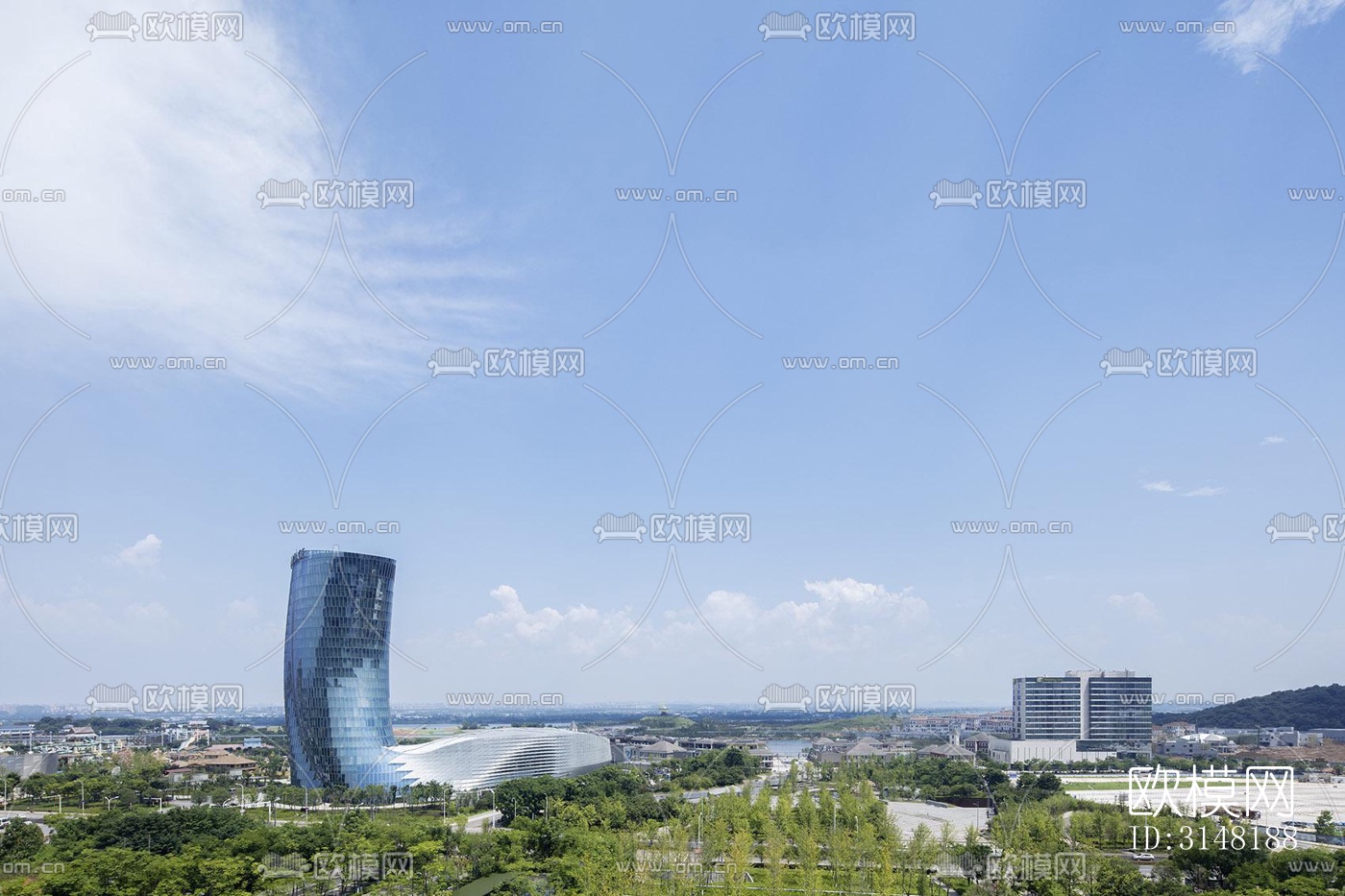 现代酒店民宿效果图下载（渲染图20）