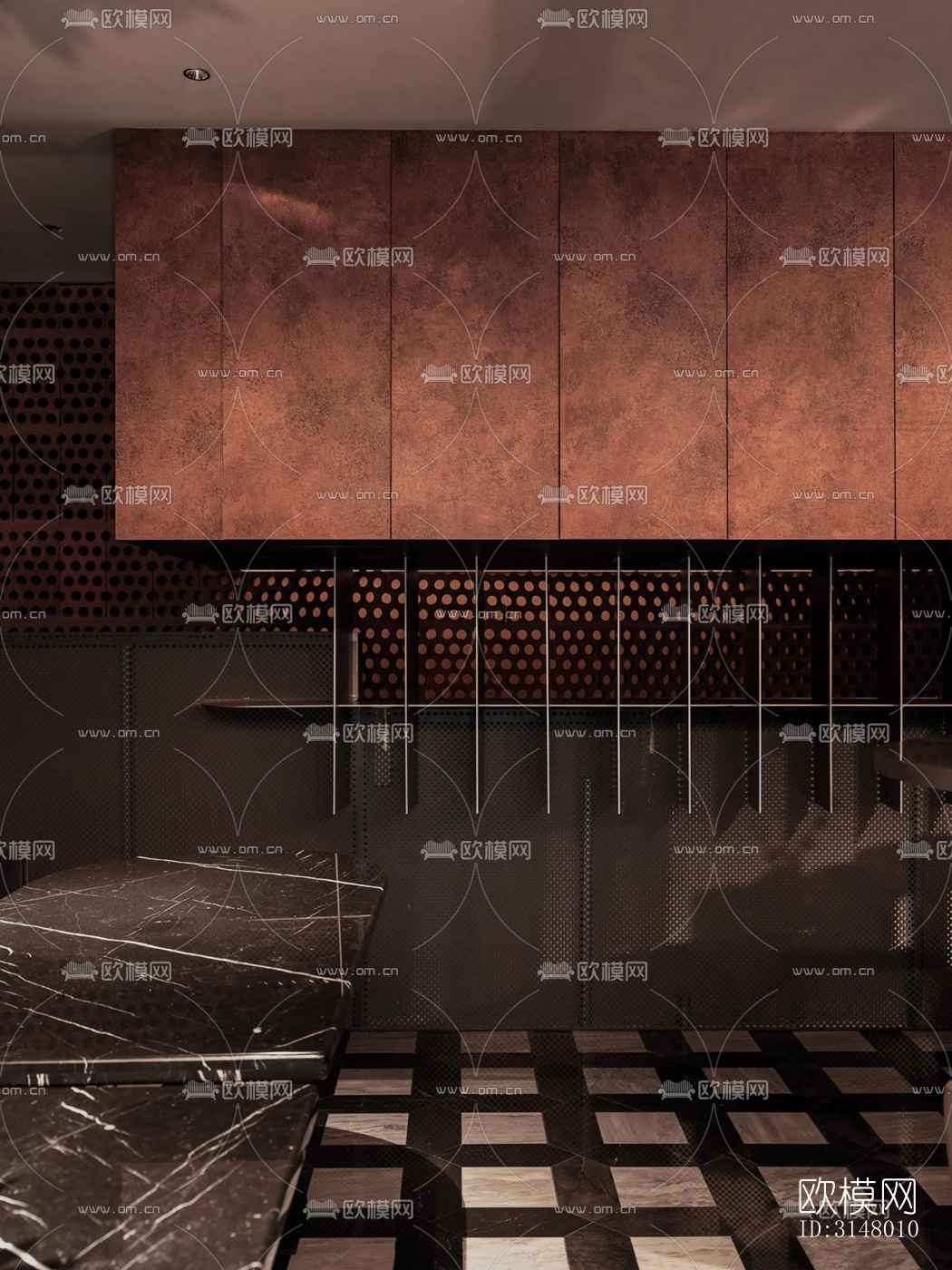 工业风酒店民宿效果图下载（渲染图10）