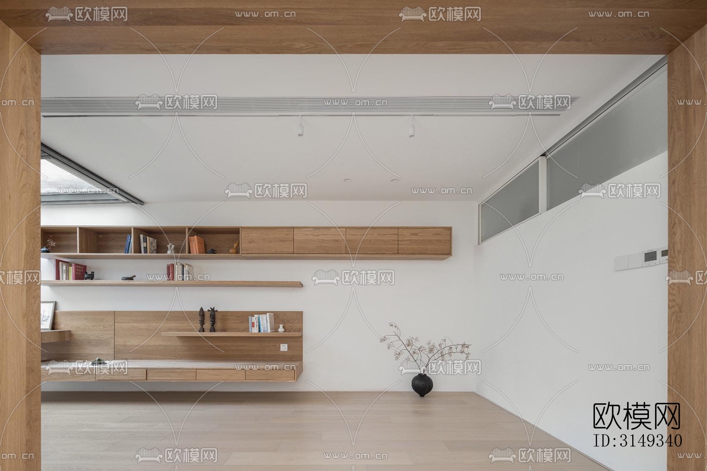 现代平层效果图下载（渲染图12）