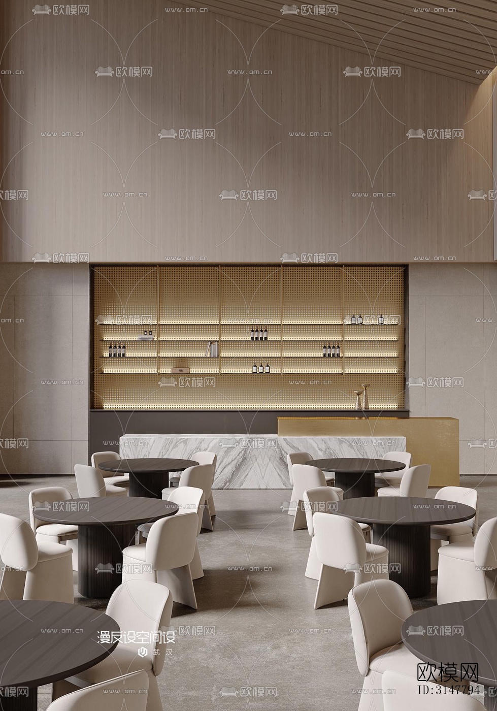 侘寂售楼处效果图下载（渲染图6）