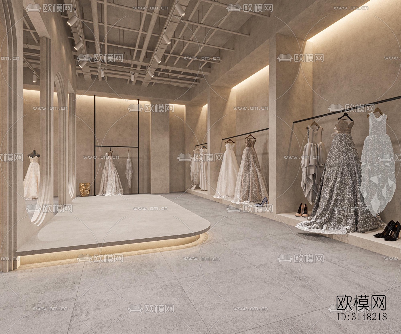 侘寂零售店铺效果图下载（渲染图9）