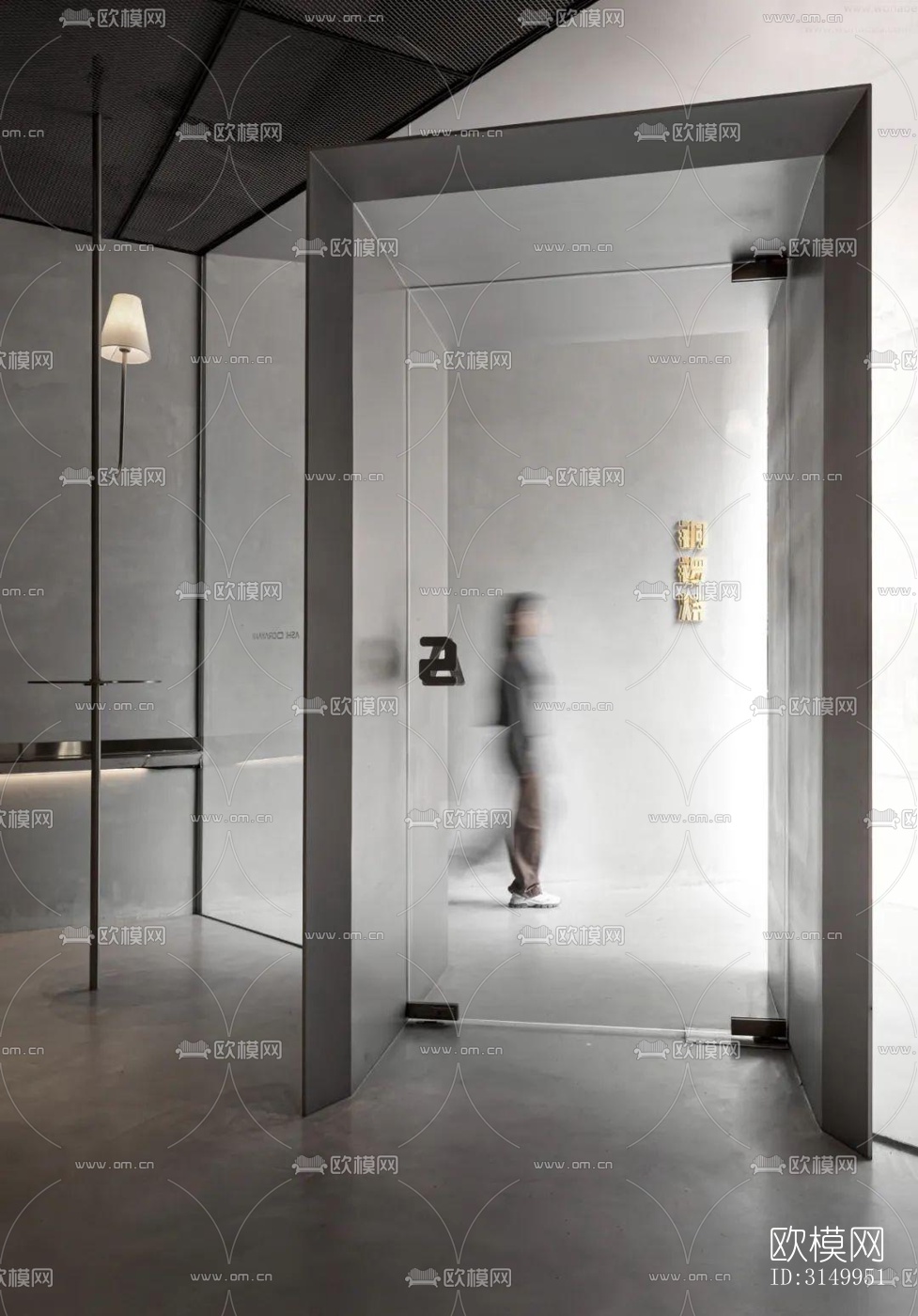 高级灰火锅烤肉效果图下载（渲染图11）