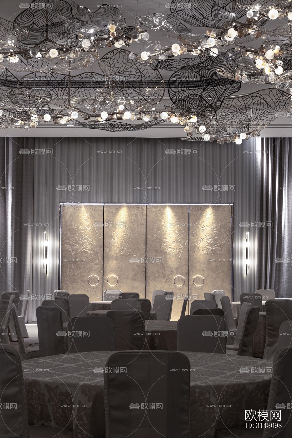 现代酒店民宿效果图下载（渲染图2）