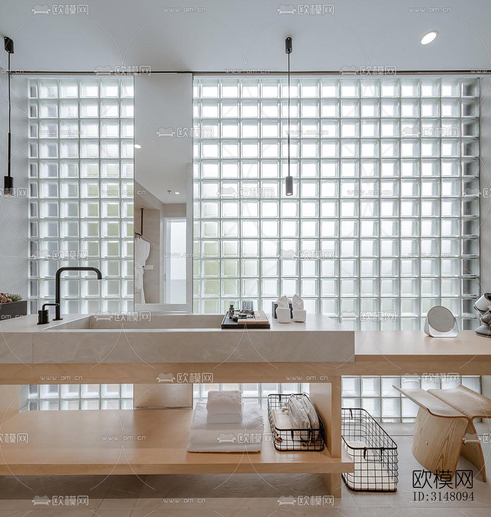 现代酒店民宿效果图下载（渲染图15）