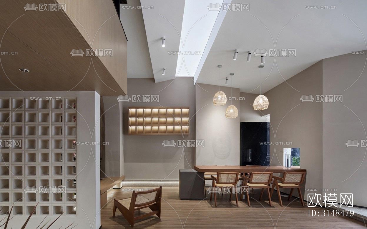 侘寂美容院效果图下载（渲染图15）