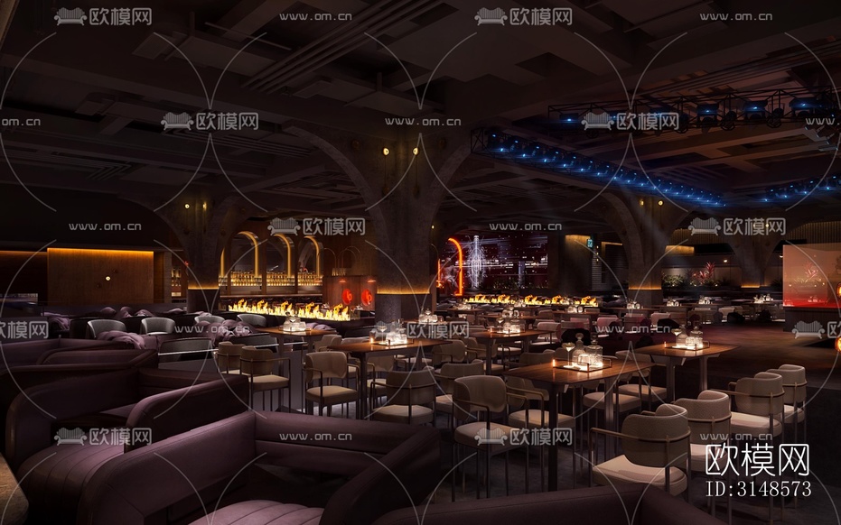 工业风酒吧效果图下载(渲染图5)