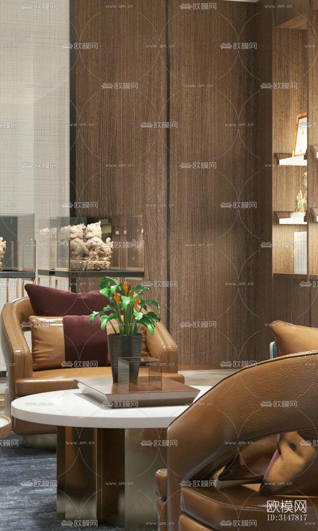 现代售楼处效果图下载（渲染图8）