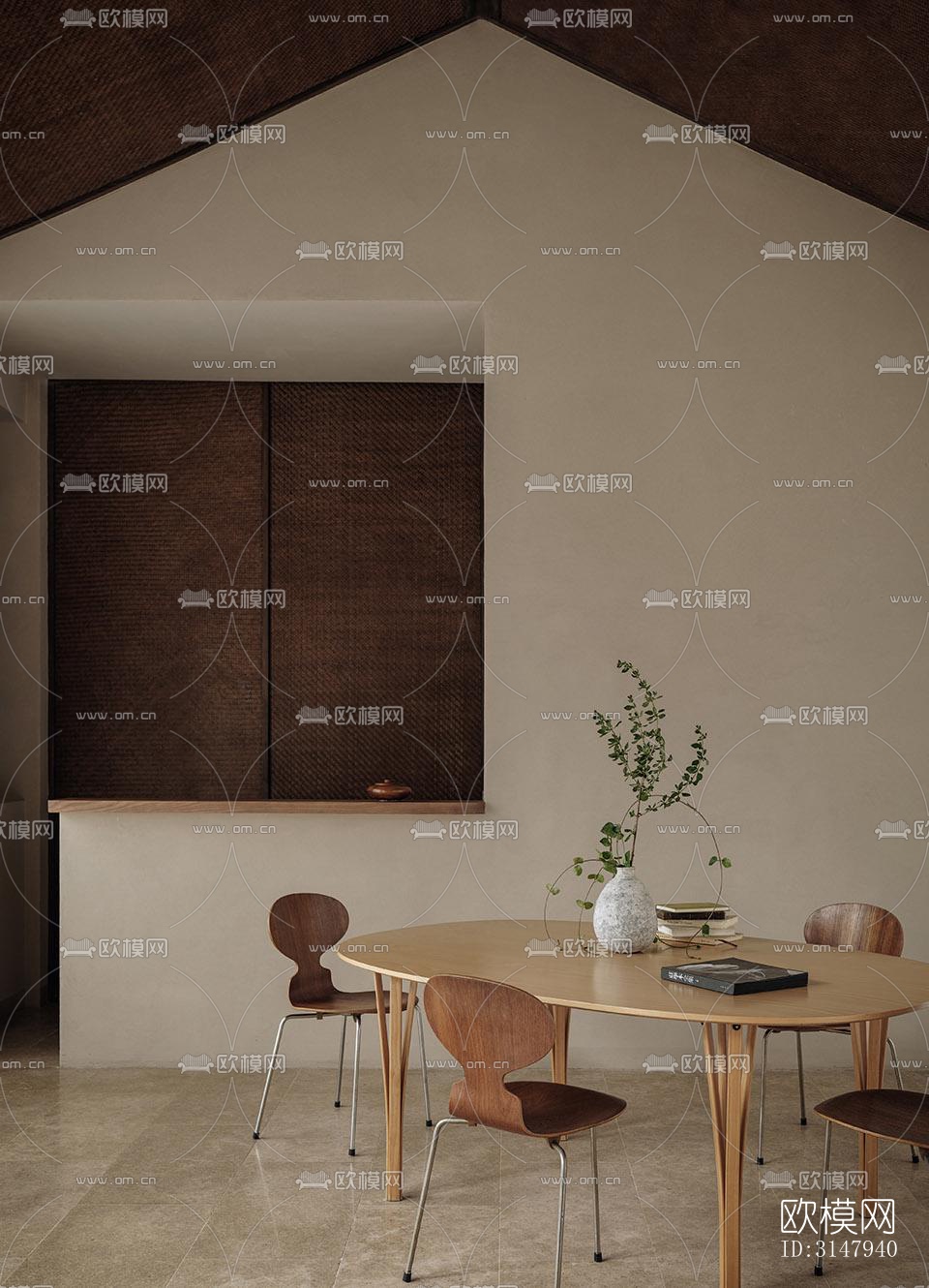 侘寂酒店民宿效果图下载（渲染图15）