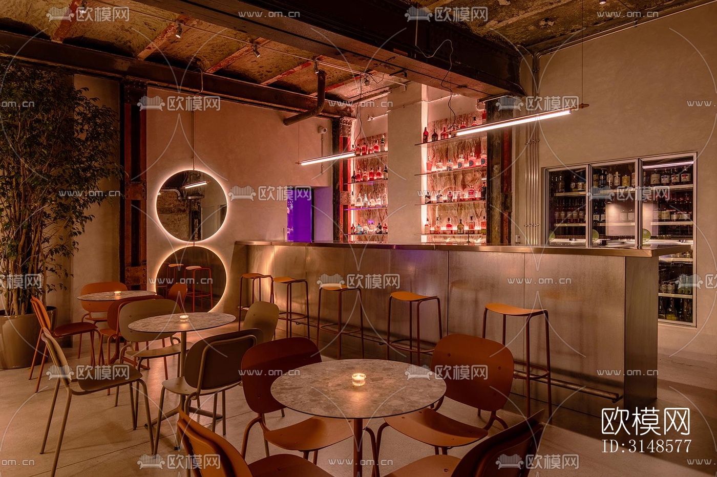 工业风酒吧效果图下载（渲染图16）