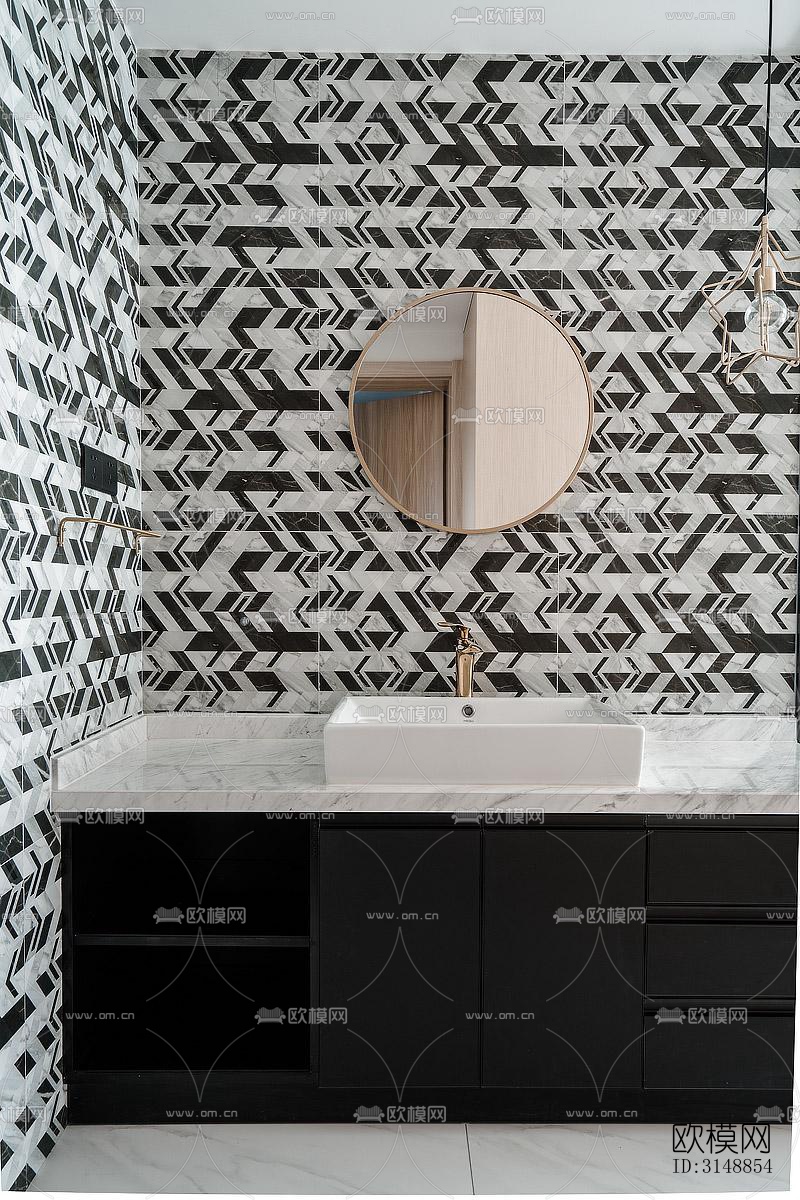 北欧平层效果图下载（渲染图7）