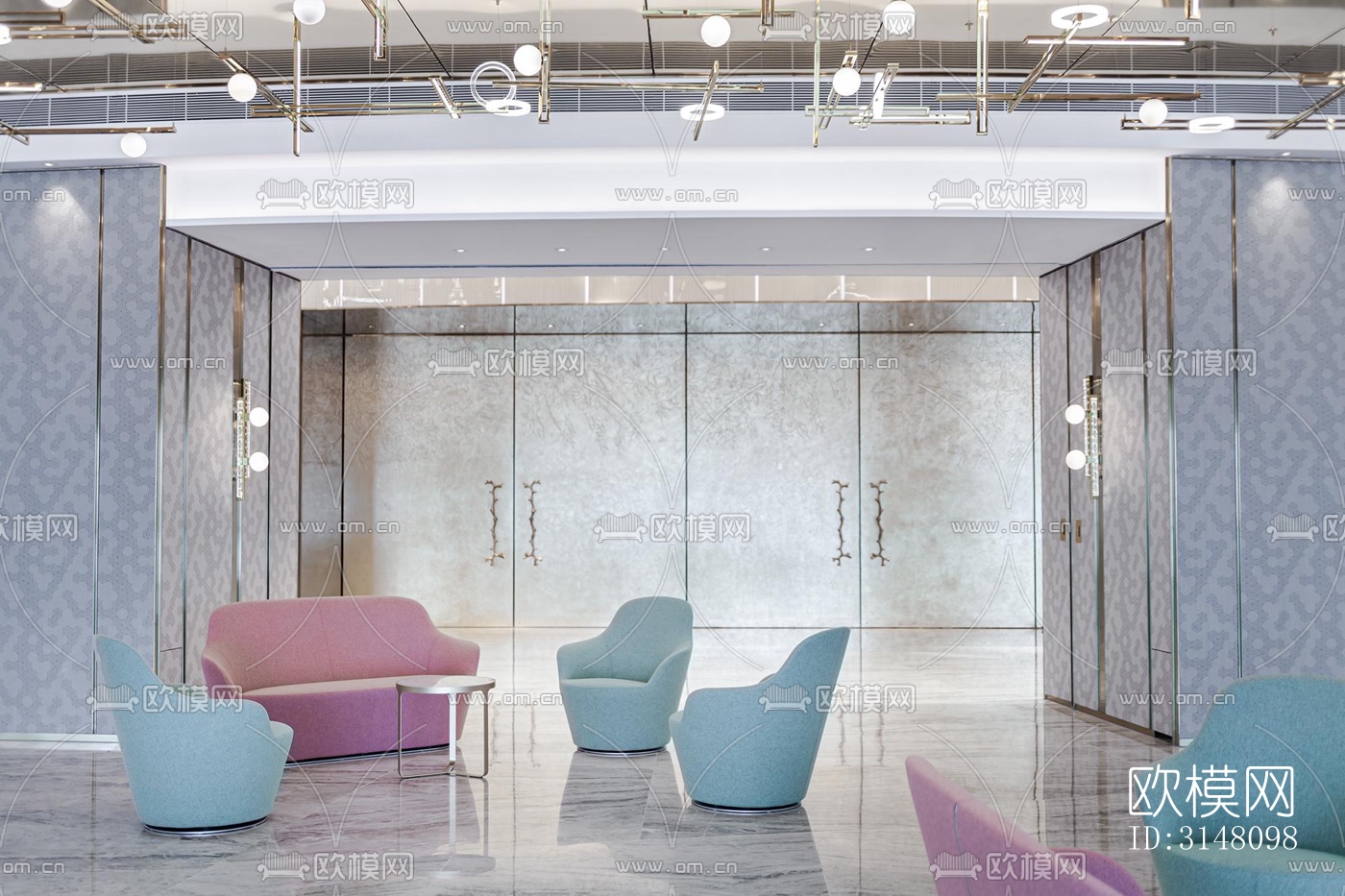 现代酒店民宿效果图下载（渲染图19）