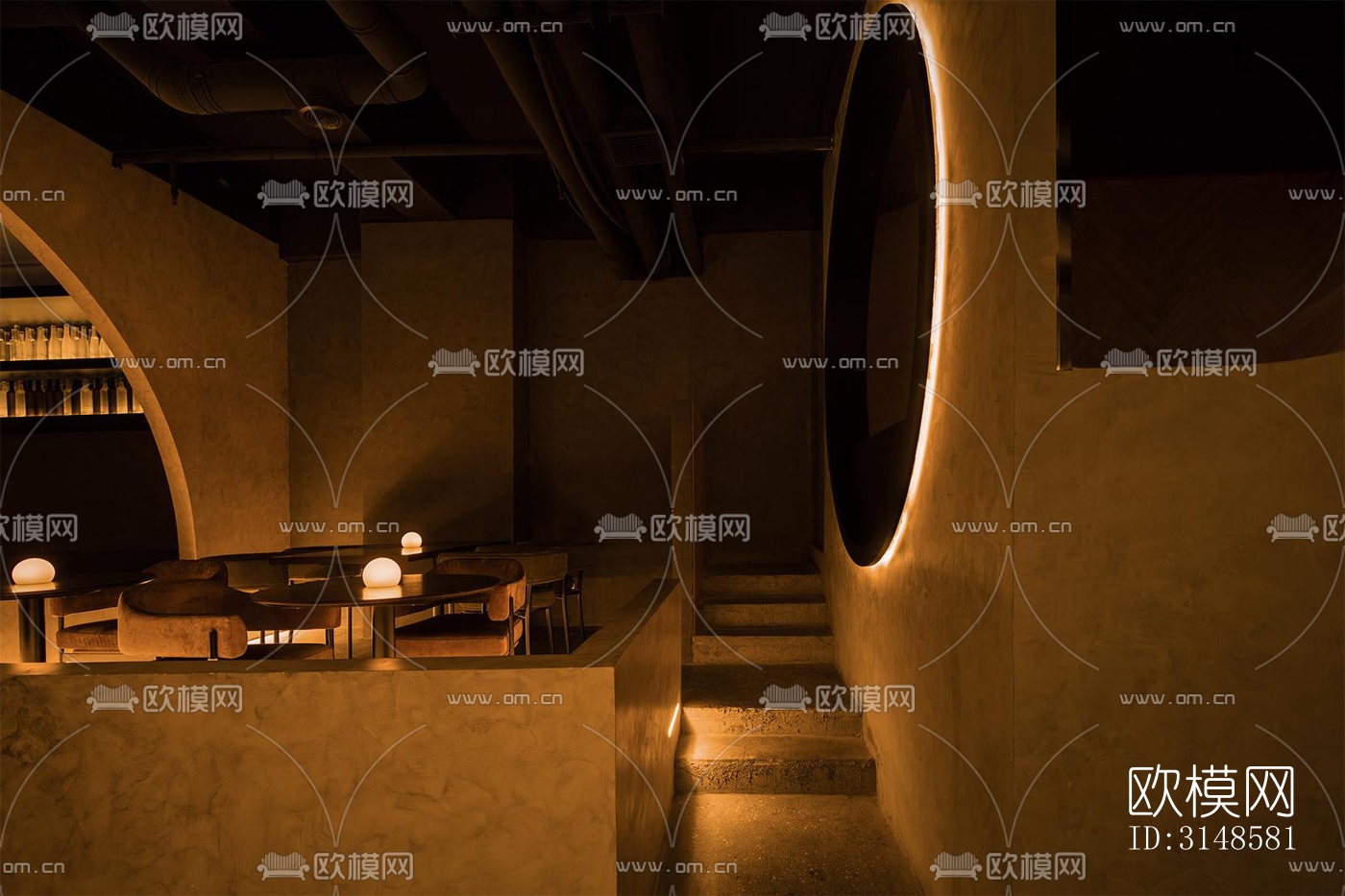 工业风酒吧效果图下载（渲染图7）