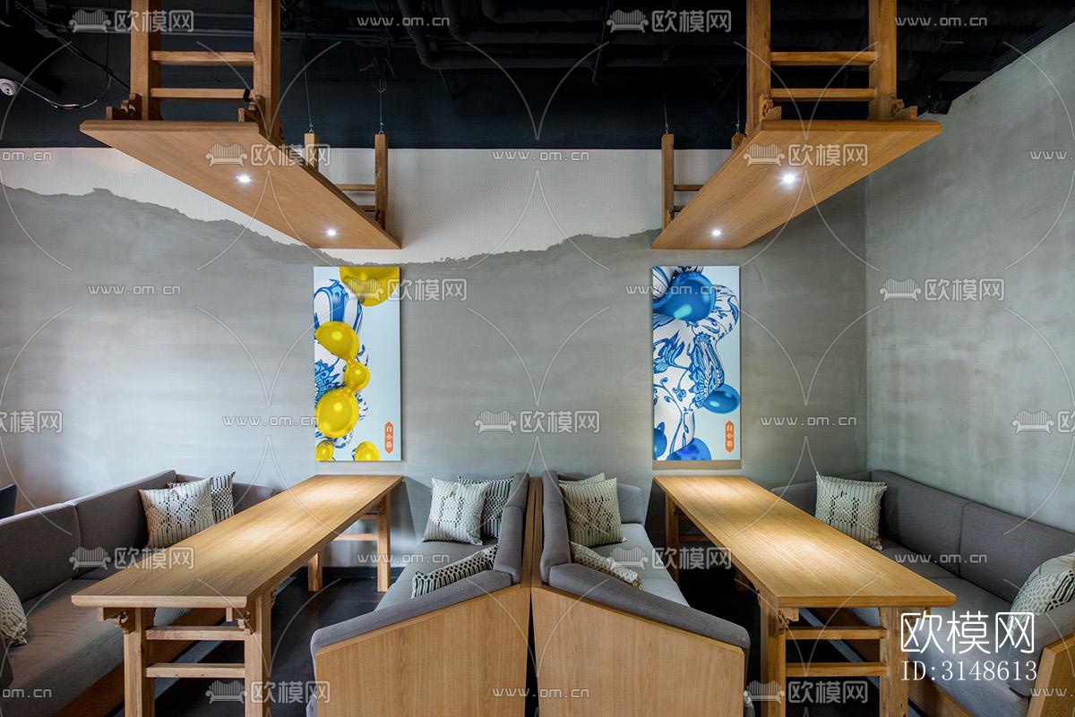 现代酒吧效果图下载（渲染图8）