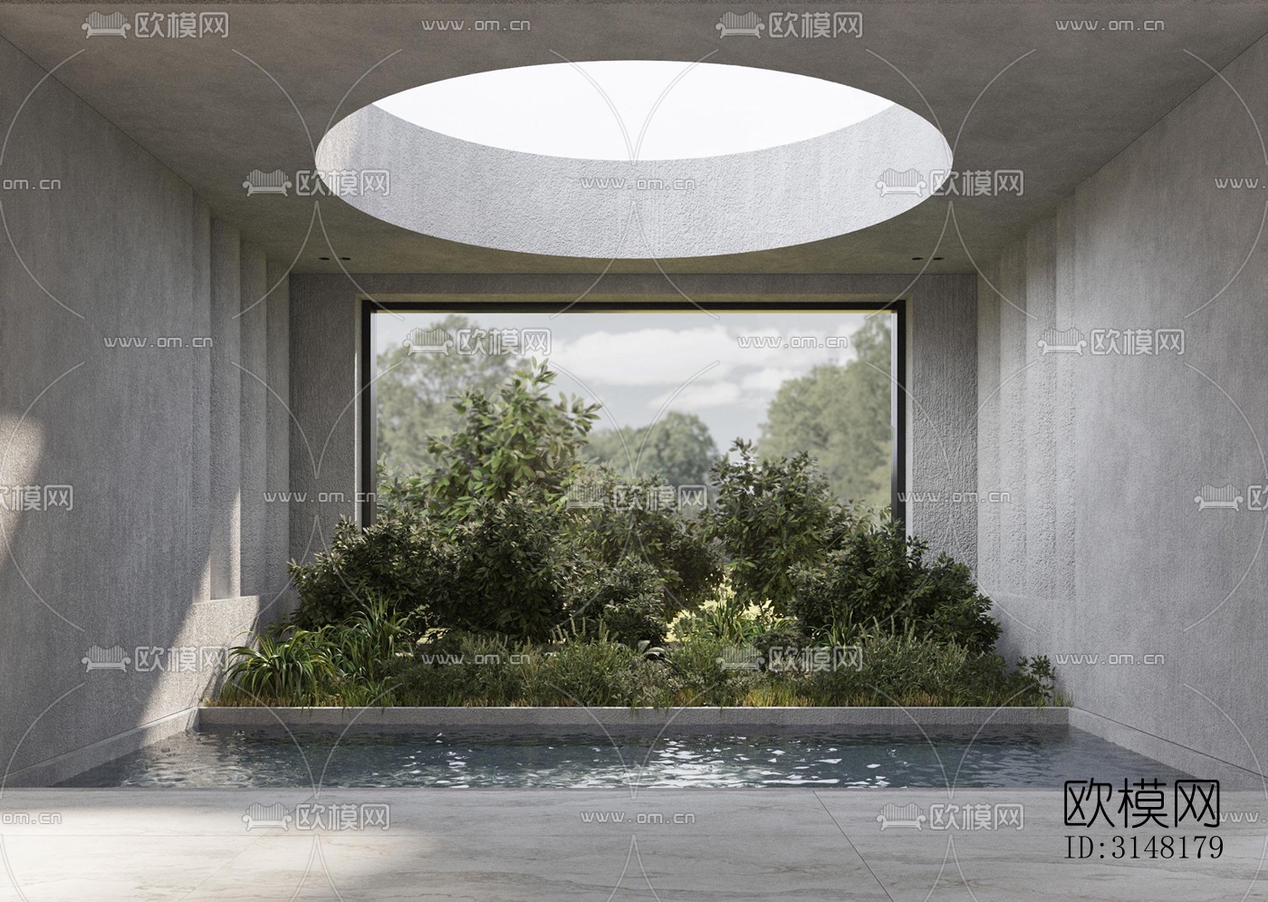 现代酒店民宿效果图下载（渲染图14）