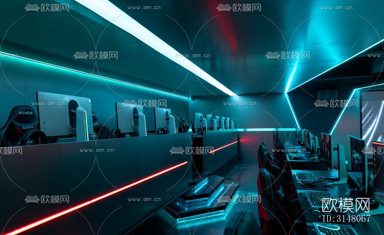 现代酒店民宿效果图下载（渲染图6）