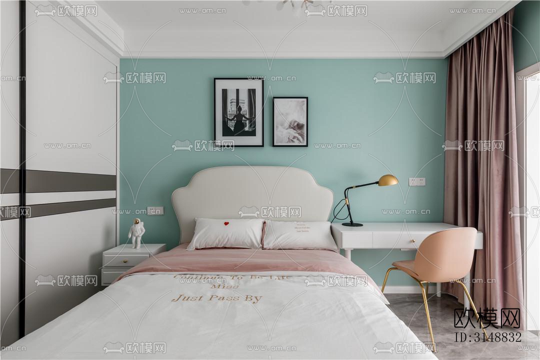 北欧平层效果图下载（渲染图15）