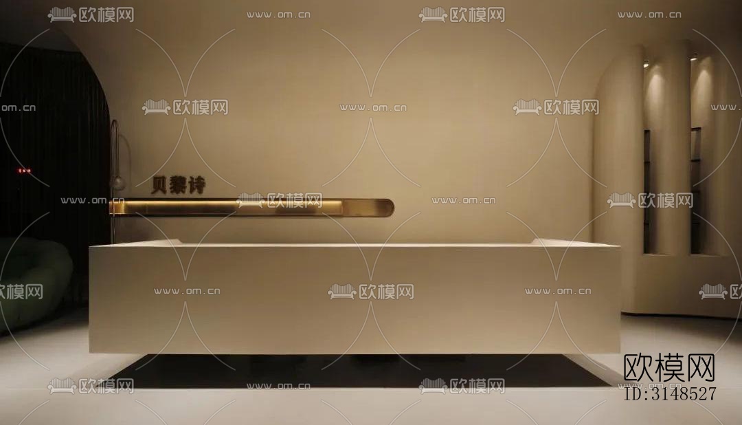 现代美容院效果图下载（渲染图14）