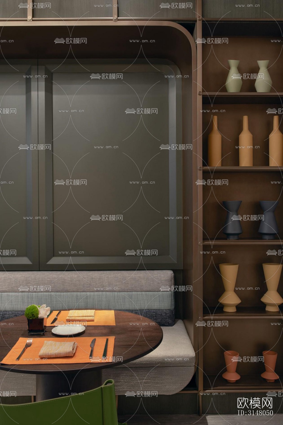 现代酒店民宿效果图下载（渲染图16）