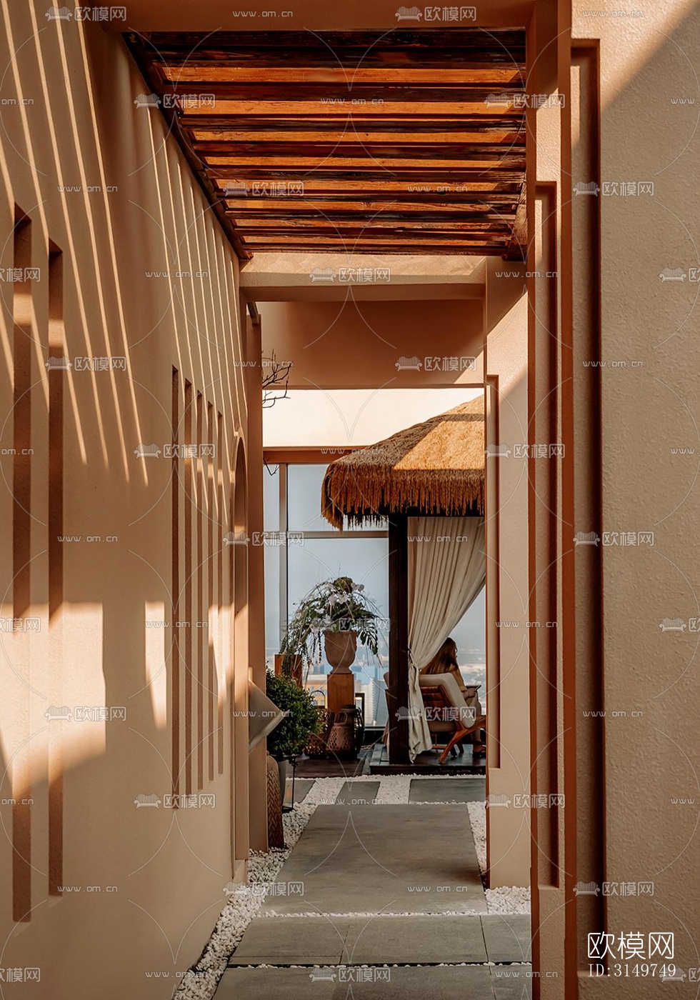 侘寂咖啡奶茶效果图下载（渲染图17）