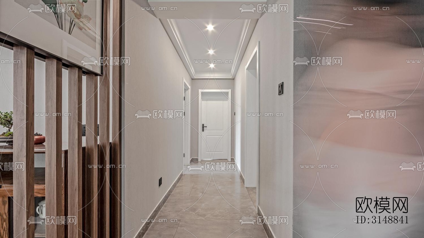 北欧平层效果图下载（渲染图3）