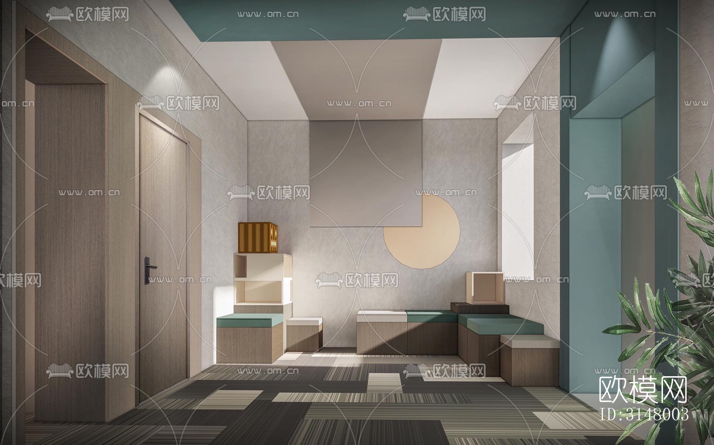 北欧酒店民宿效果图下载（渲染图11）