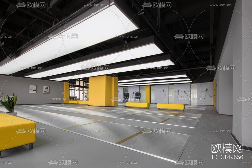 北欧健身房效果图下载(渲染图16)