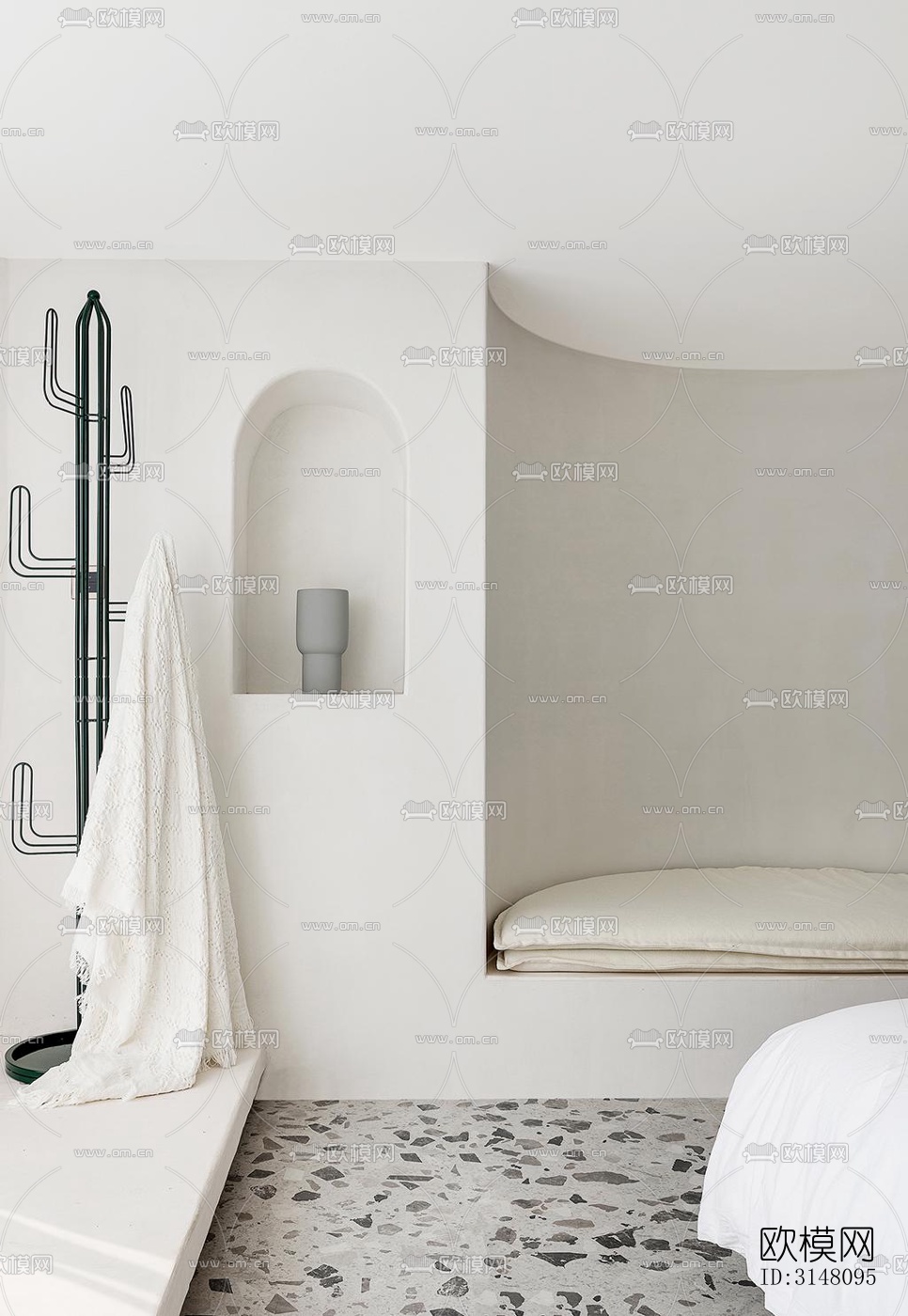 现代酒店民宿效果图下载（渲染图6）