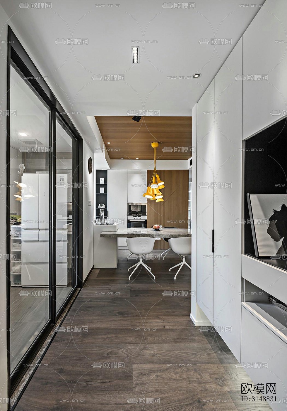 北欧平层效果图下载（渲染图15）