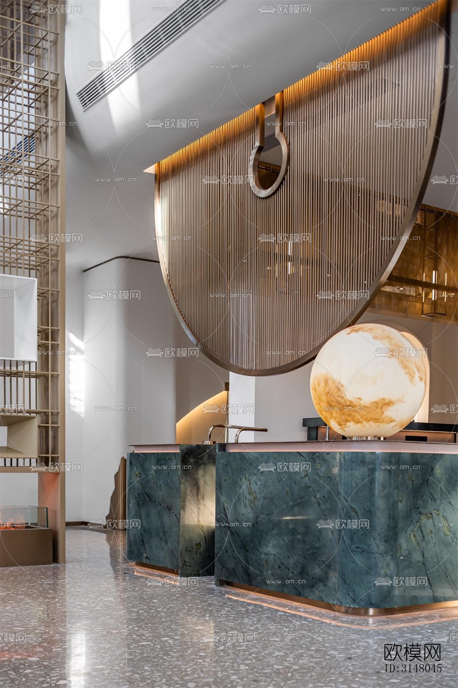 现代酒店民宿效果图下载（渲染图16）