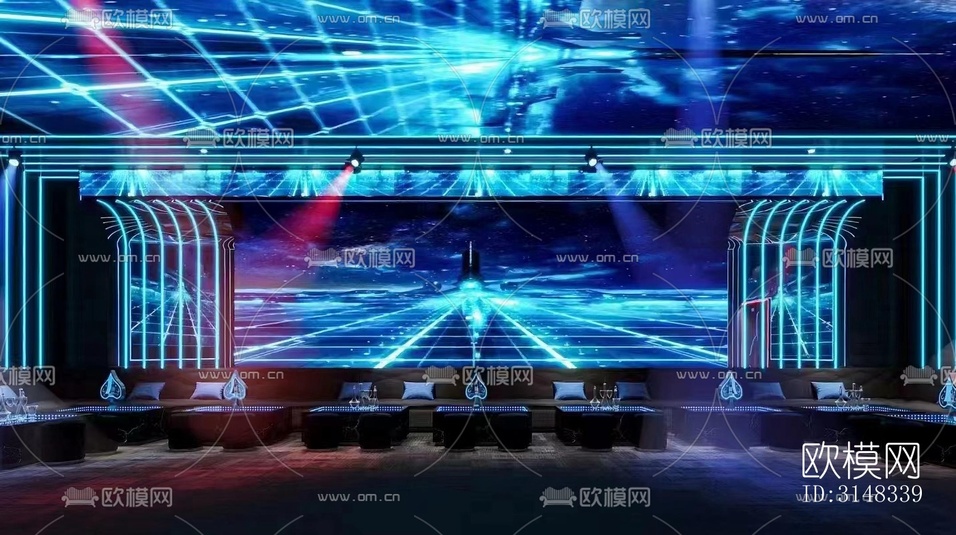 現(xiàn)代KTV效果圖下載(渲染圖3)