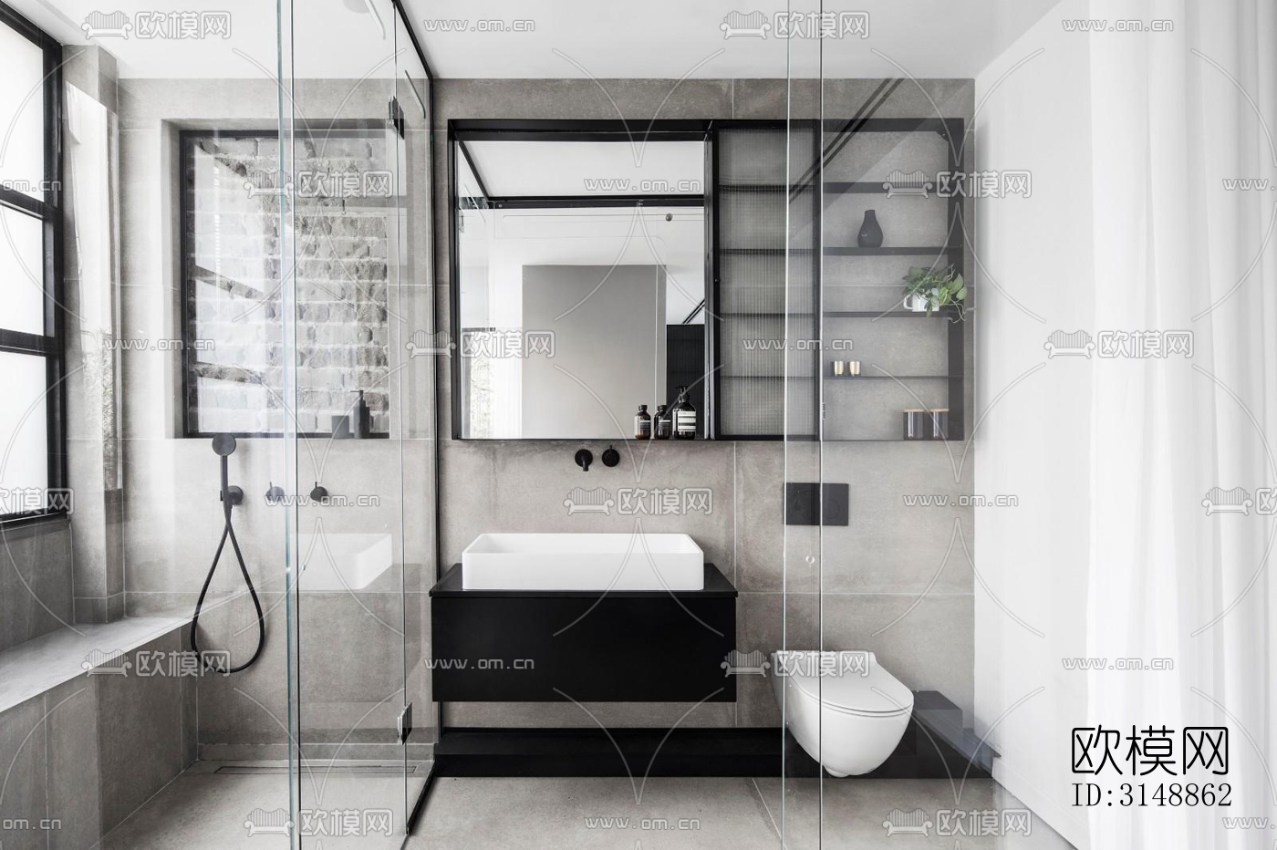 北欧平层效果图下载（渲染图13）